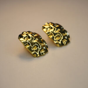 Golden Masquerade Earring