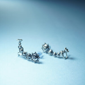 Oxidised Kutchi Earring