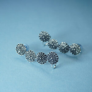 Oxidised Marigold #2 Earring