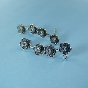 Oxidised Kanphool #2 Earring