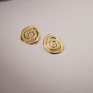Golden Jalebi Earring