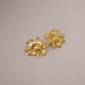 Golden Sunflower Earring