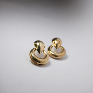 Golden Double Hoop #2 Earring