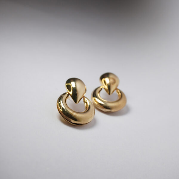 Golden Double Hoop #2 Earring