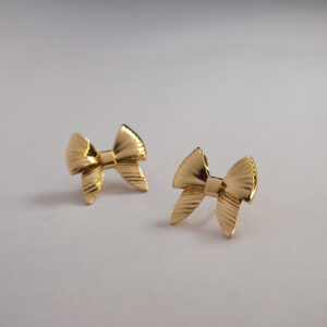 Golden French Bow #2 Earring
