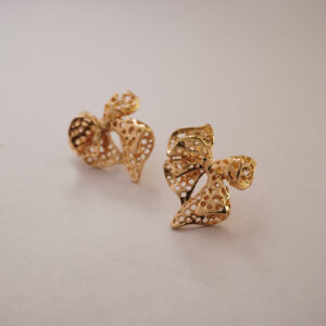 Golden Italian Bow #5 Earring