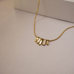 Golden White Corporate Necklace