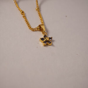 Golden Mauve Star Necklace
