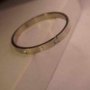 Luxury Dupe Silver Band Bracelet