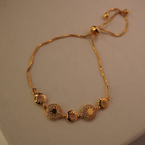 Golden AD Stone Bracelets #4