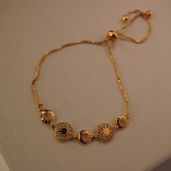Golden AD Stone Bracelets #4