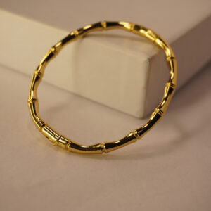 Golden Bamboo Kada Bracelet