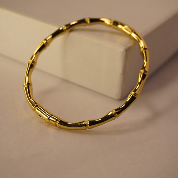 Golden Bamboo Kada Bracelet