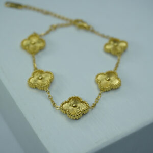 Golden Clover Bracelet