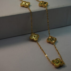 Golden Clover Necklace