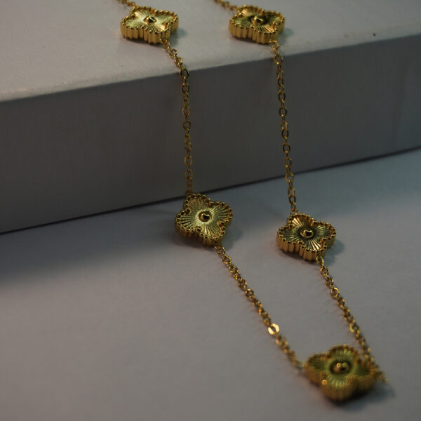 Golden Clover Necklace