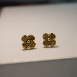 Golden Clover Earring