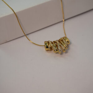 Golden Studded Corporate Necklace