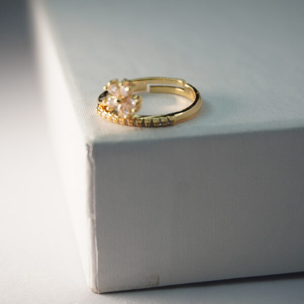 Golden AD Stone Ring #1