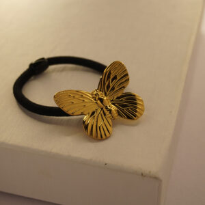 Golden Butterfly Pony Cuff