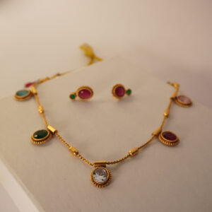 Golden Kundan Set