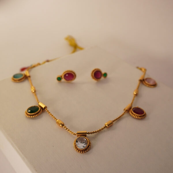Golden Kundan Set
