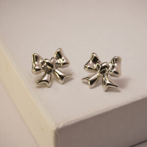 Silver Roman Bow #1 Earring